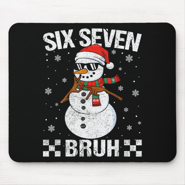 Dabbing Santa Snowman 6 7 Meme Christmas Six Seven Musmatta (Framsidan)
