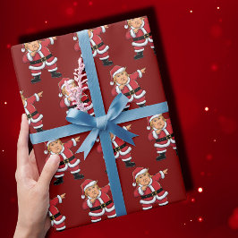 Dabbing Santa Trump | Trump jul Presentpapper