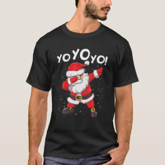Dabbing Santa Unyo Unny Den vackra julen T Shirt