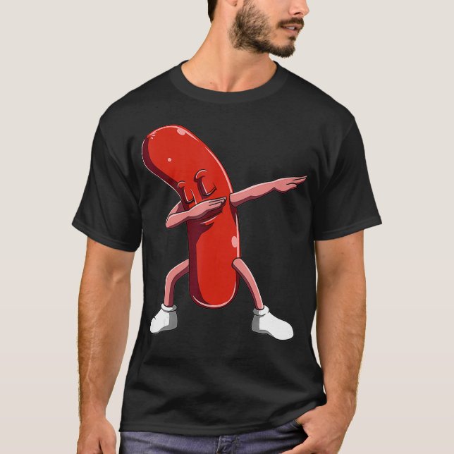 Dabbing Sause Gift for Sause Makers Hett Hund T Shirt (Framsida)