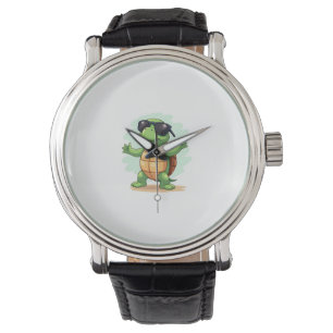 Dabbing Sea Turtle Animal Lover Spara The Turtles Armbandsur