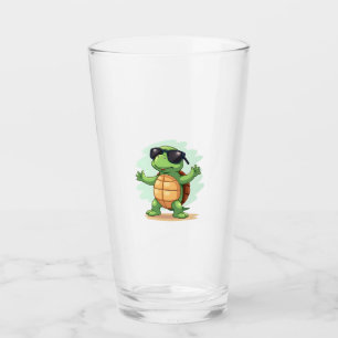 Dabbing Sea Turtle Animal Lover Spara The Turtles  Glaskopp