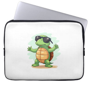 Dabbing Sea Turtle Animal Lover Spara The Turtles Laptop Fodral