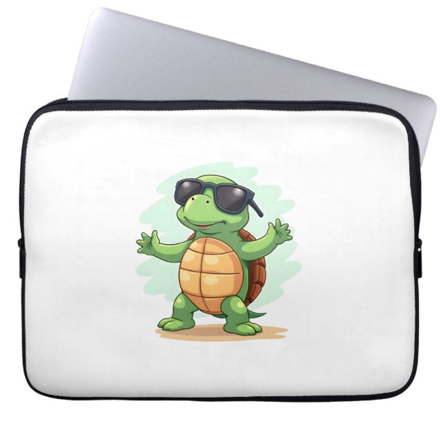 Dabbing Sea Turtle Animal Lover Spara The Turtles  Laptop Fodral (Framsidan)