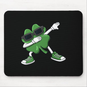 Dabbing Shamrock St patrick's day Roligt Boys Girl Musmatta