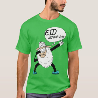 Dabbing Sheep Eid Mubarak Muslims T Shirt