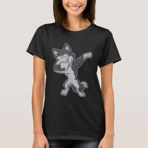 Dabbing Siberian husky Hund Dab Manar Women Kids G T Shirt
