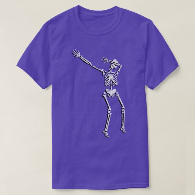 Dabbing Skeleton Cinco de Mayo T Shirt Dancing Ske (Design framsida)