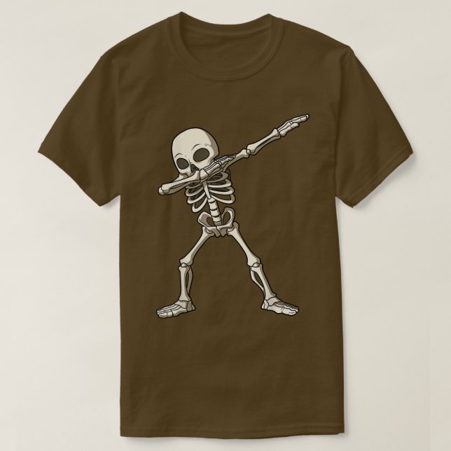 Dabbing Skeleton Dab Skeleton Dancing Skeleton Hal T Shirt (Design framsida)