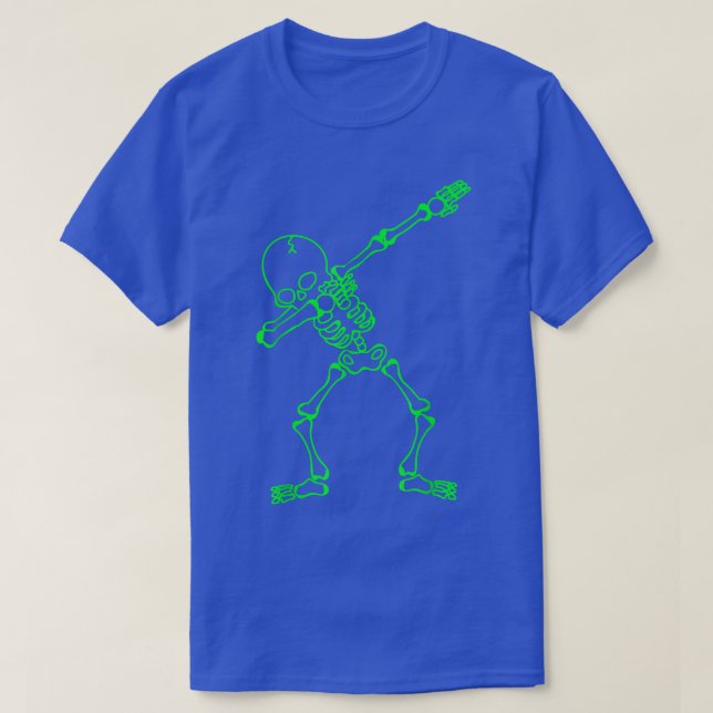 Dabbing Skeleton Halloween Costume Dab Boys Kids F T Shirt (Design framsida)