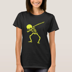 Dabbing Skeleton Halloween Radioactive Skeleton Co T Shirt