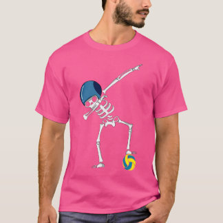 Dabbing Skeleton Shirt Vatten Polo Player idrottar T