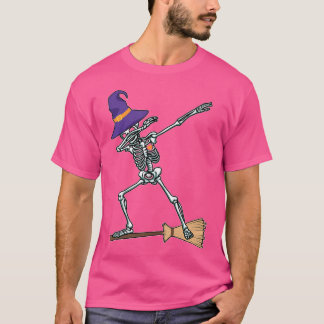 Dabbing Skeleton Witch Funny Dab Hip hop Skull G T Shirt