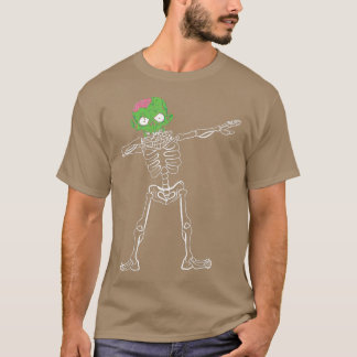 Dabbing Skeleton Zombie Happy halloween Costumes W T Shirt