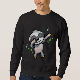 Dabbing Sloth 65 Lång Ärmad Tröja