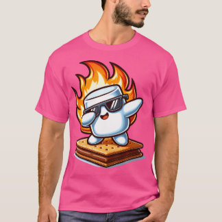 Dabbing Smore Marshmallow Cute Dance Camping C T Shirt