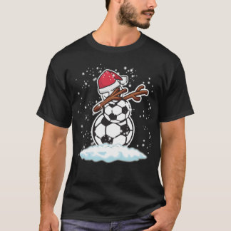 Dabbing Snögubbe Soccer julfinny T manar socc T Shirt