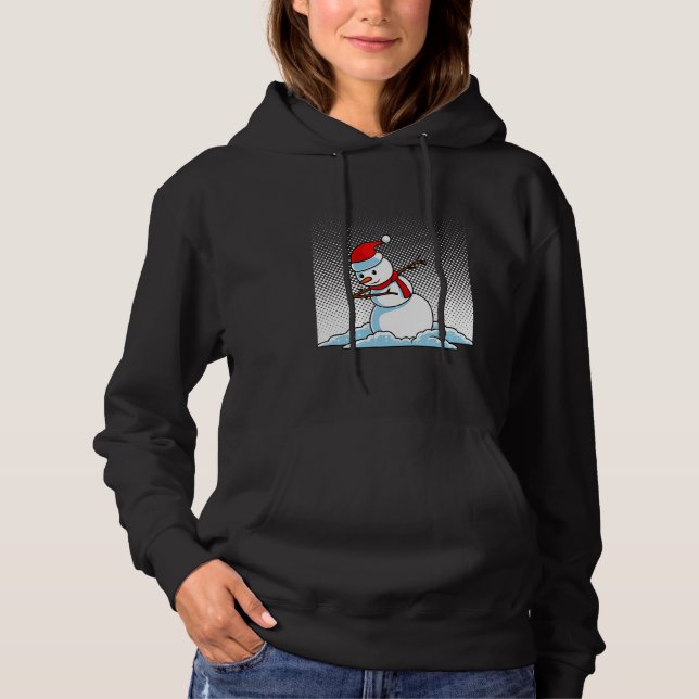 Dabbing snögubbe t shirt (Framsida)