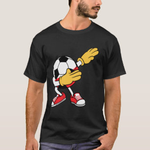 Dabbing Soccer Ball Poland Jersey Polska Football T Shirt