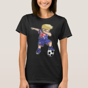 Dabbing Soccer Boy Australian Australian Boys Foot T Shirt