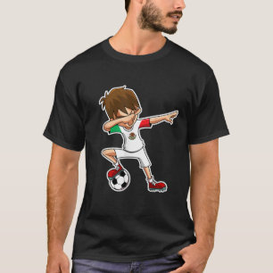 Dabbing Soccer Boy Mexico Jersey Mexican Football T Shirt