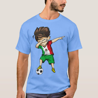 Dabbing Soccer Boy Mexico Jersey - Mexikanska fotb T Shirt