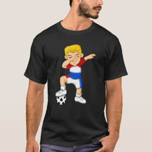 Dabbing Soccer Boy Netherlands Jersey Best Dutch F T Shirt
