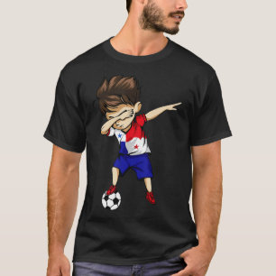 Dabbing Soccer Boy Panama Jersey Panama Football T Shirt