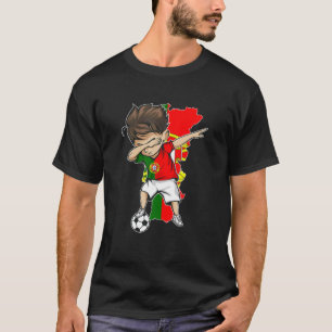 Dabbing Soccer Boy Portugal Jersey - Portugal Kart T Shirt