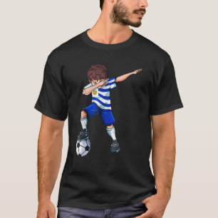 Dabbing Soccer Boy Uruguay Uruguay-fotbollen för U T Shirt