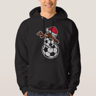 Dabbing Soccer Snögubbe Shirt jul Pajama Hoodie