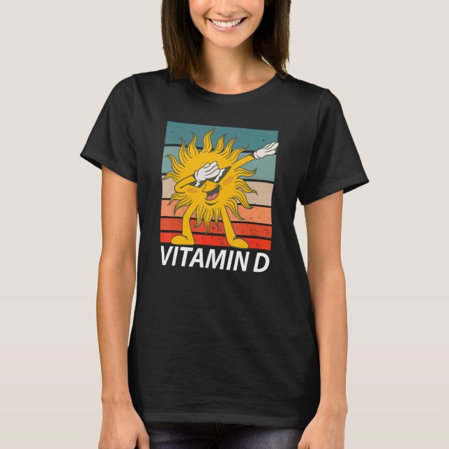Dabbing Sol Vitamin D T Shirt (Framsida)
