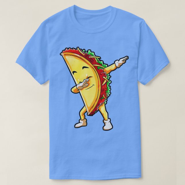 Dabbing Taco Cinco de Mayo Funny Boys Manar Mexica T Shirt (Design framsida)