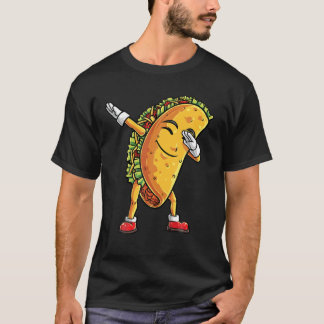 Dabbing Taco Cinco De Mayo Funny Boys Manar Mexica T Shirt