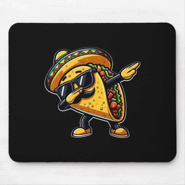 Dabbing Taco Cinco De Mayo Funny Mexican Far D Musmatta (Framsidan)