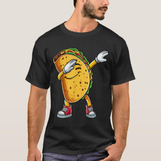 Dabbing Taco Cinco De Mayo Funny Mexican Food Boys T Shirt