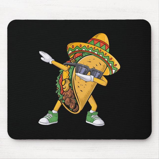 Dabbing Taco Cinco De Mayo Funny Mexican Food Dab Musmatta (Framsidan)