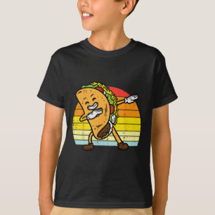 Dabbing Taco Dab Retro Cinco De Mayo Manar Boys Yo T Shirt