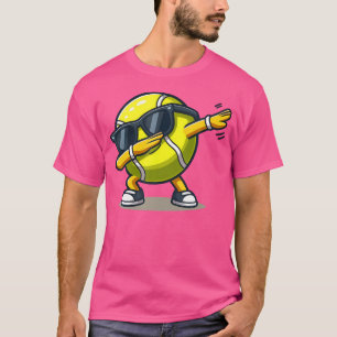 Dabbing Tennis Boll Funny Boys Sports Player T Shirt
