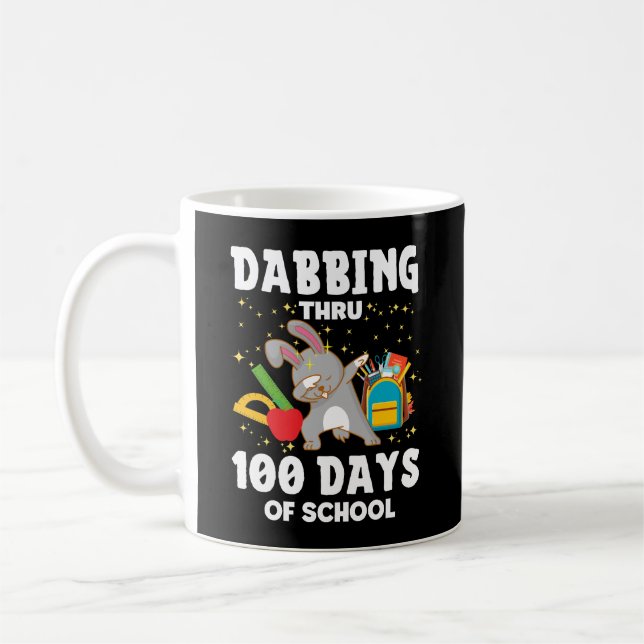 Dabbing Thru 100 dagar i skolan Kaffemugg (Vänster)