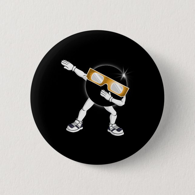 Dabbing Total Solar Eclipse 2024 Roligt Dab Boys G Knapp (Framsida)