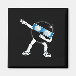 Dabbing Total Solar Eclipse 2024 Totality Dab Boys Magnet