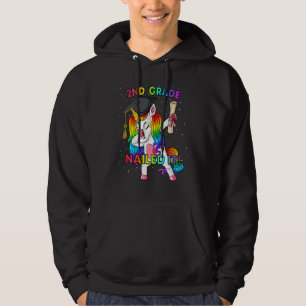 Dabbing Unicorn 2:a Klass, Nailed IT Studenten Hoodie