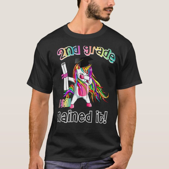 Dabbing Unicorn 2:a Klass......................... T Shirt (Framsida)