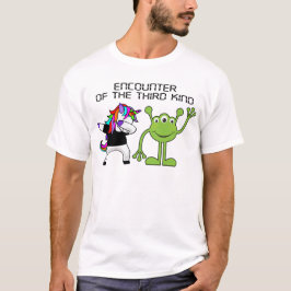 Dabbing Unicorn - Alien Encounter Dab T Shirt