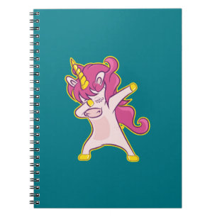 Dabbing Unicorn Anteckningsbok