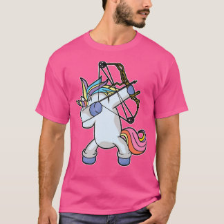 Dabbing Unicorn Archer Archery Bow Arrow T Shirt
