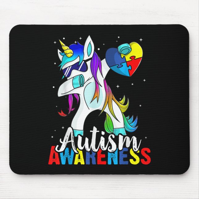 Dabbing Unicorn Autism Awareness Kids Girls Boys B Musmatta (Framsidan)