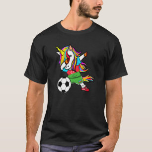 Dabbing Unicorn Azerbajdzjanska fotbollsmatchen Fl T Shirt