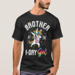 Dabbing Unicorn Brother of the Birthday Girl for B T Shirt<br><div class="desc">Dabbing Unicorn Brother of the Birthday Girl for Boys</div>